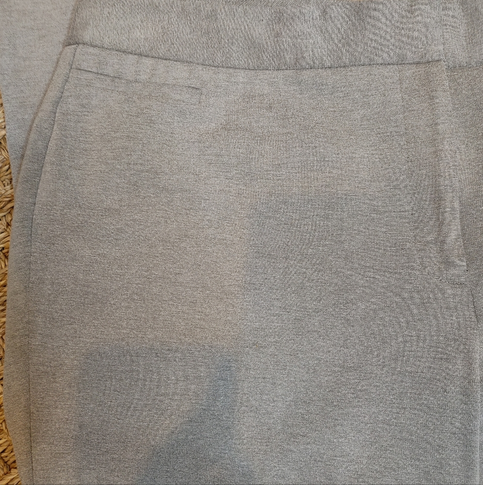 Calvin Klein Women's Slim Front Pant, Gray 14 - Picture 7 of 15